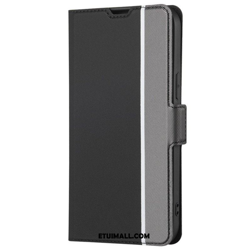 Etui Folio do Xiaomi 12T / 12T Pro Ultra Cienki Dwukolorowy