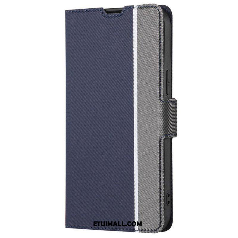 Etui Folio do Xiaomi 12T / 12T Pro Ultra Cienki Dwukolorowy