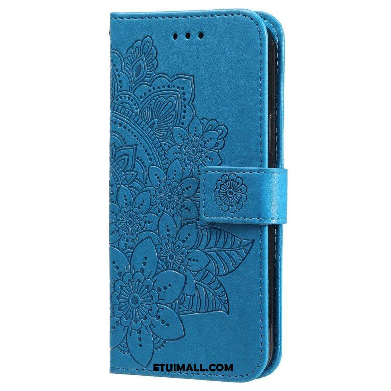 Etui Folio do Xiaomi 12T / 12T Pro z Łańcuch Paskowata Mandala