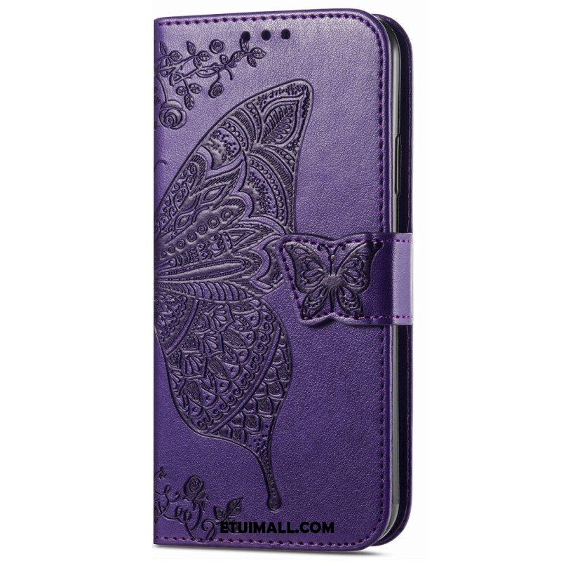 Etui Folio do Xiaomi 13 Barokowy Motyl