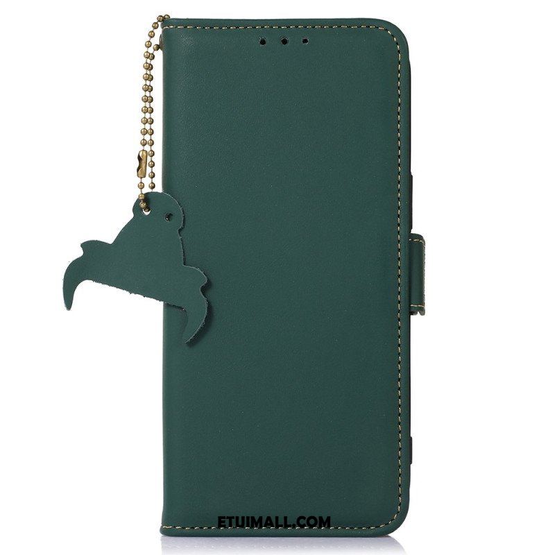 Etui Folio do Xiaomi 13 Lite Etui Ochronne Ochrona Rfid Z Prawdziwej Skóry