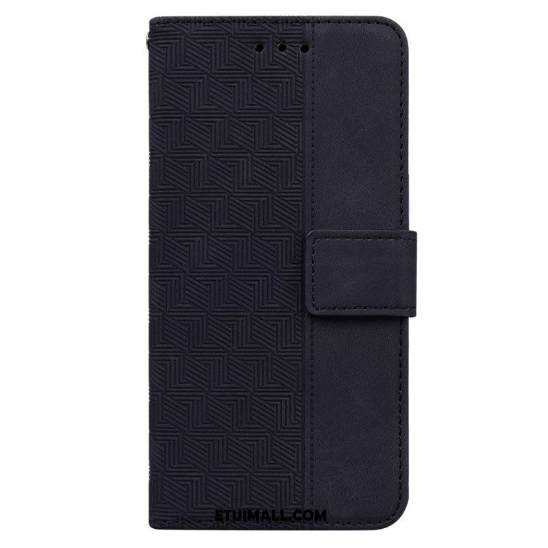 Etui Folio do Xiaomi 13 Pro z Łańcuch Pasiasty Wzór