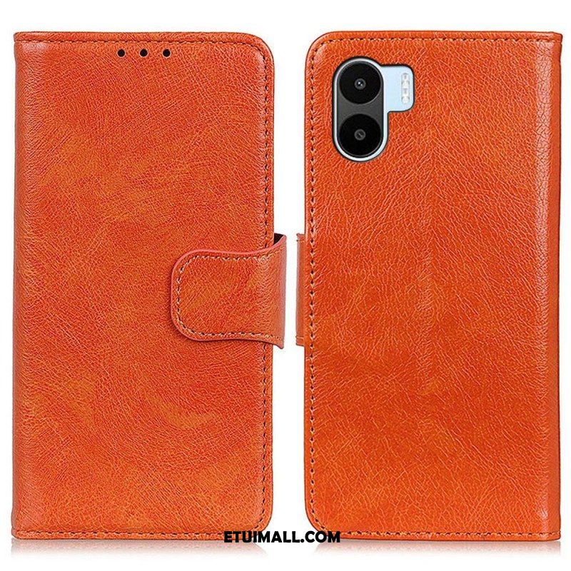 Etui Folio do Xiaomi Redmi A1 Dwoina Skóry Nappa