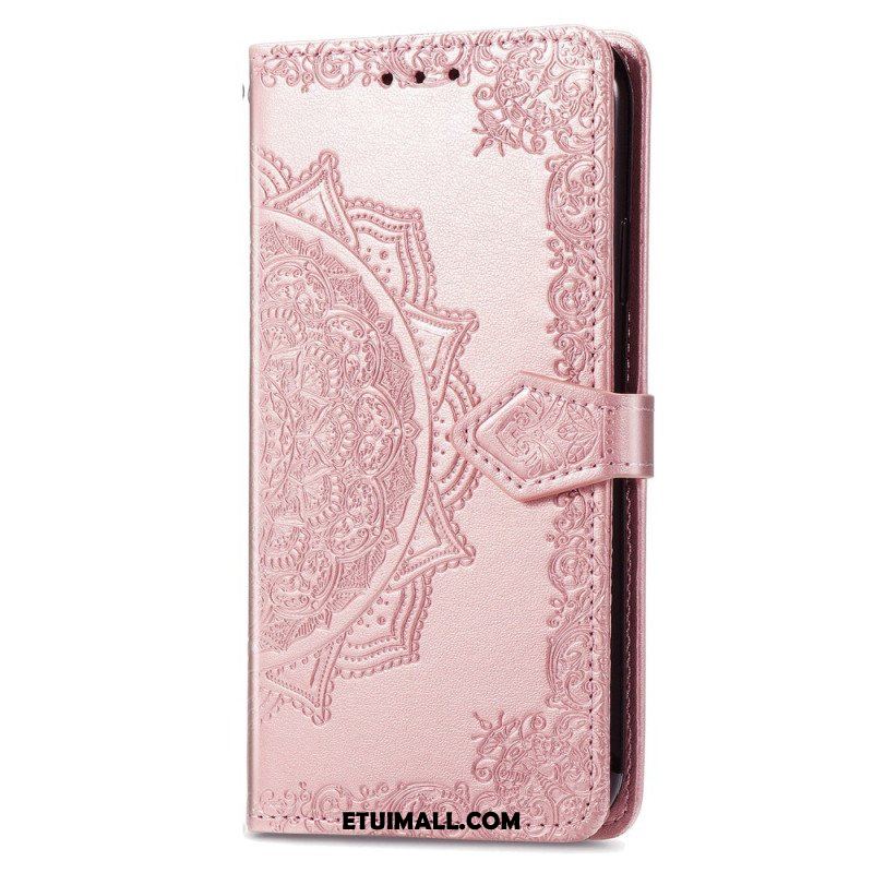 Etui Folio do Xiaomi Redmi A1 Mandala Sun Ze Smyczą