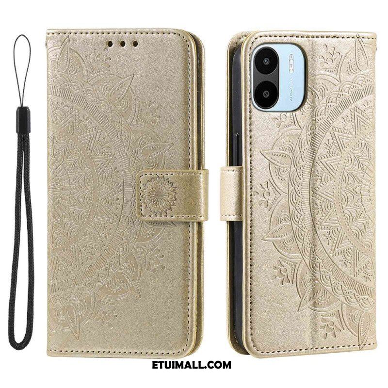 Etui Folio do Xiaomi Redmi A1 Mandala Słońca