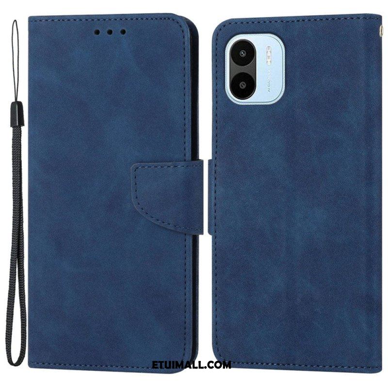 Etui Folio do Xiaomi Redmi A1 Smycz W Jednolitym Kolorze