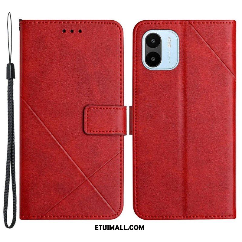 Etui Folio do Xiaomi Redmi A1 X Design Geo Skórzany Styl