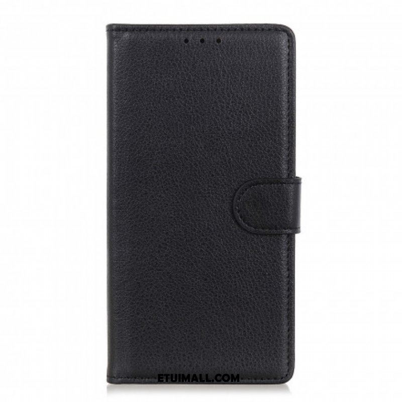 Etui Folio do Xiaomi Redmi Note 10 / 10S Efekt Skóry Liczi Premium