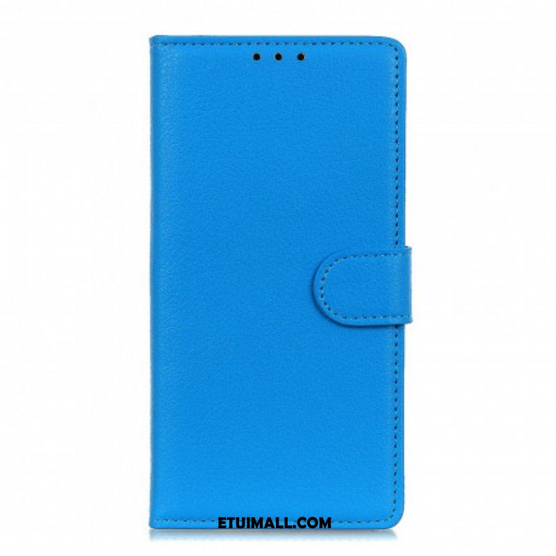 Etui Folio do Xiaomi Redmi Note 10 / 10S Efekt Skóry Liczi Premium