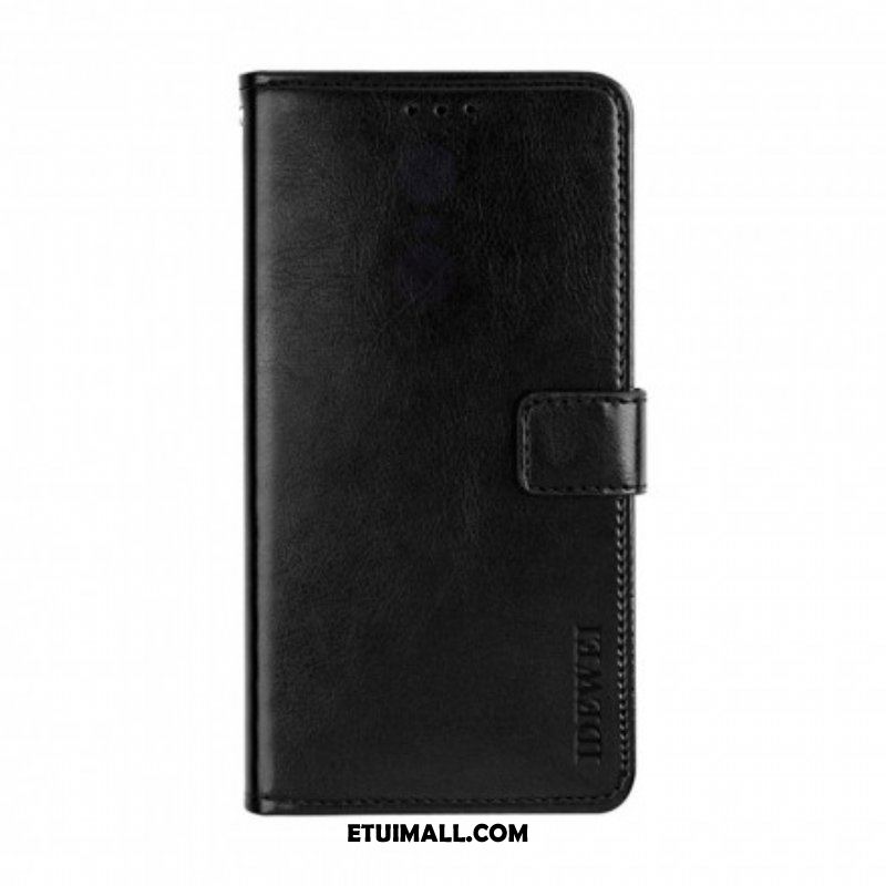 Etui Folio do Xiaomi Redmi Note 10 / 10S Imitacja Skóry Idewei