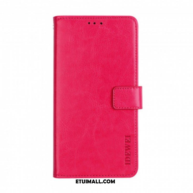 Etui Folio do Xiaomi Redmi Note 10 / 10S Imitacja Skóry Idewei