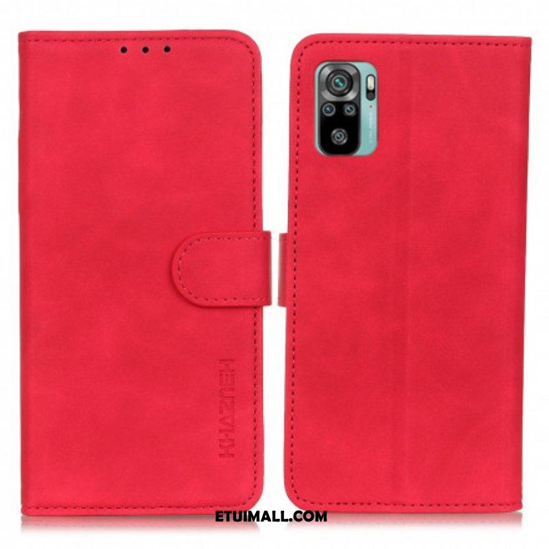 Etui Folio do Xiaomi Redmi Note 10 / 10S Khazneh Efekt Skóry W Stylu Vintage