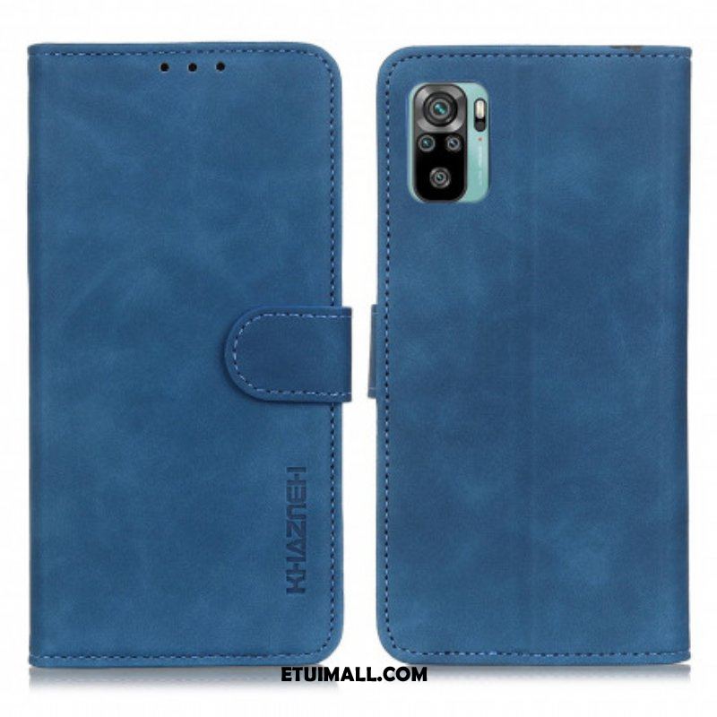 Etui Folio do Xiaomi Redmi Note 10 / 10S Khazneh Efekt Skóry W Stylu Vintage