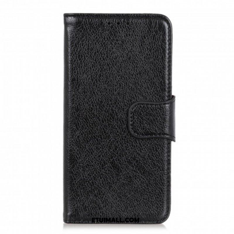 Etui Folio do Xiaomi Redmi Note 10 5G Dwoina Skóry Nappa