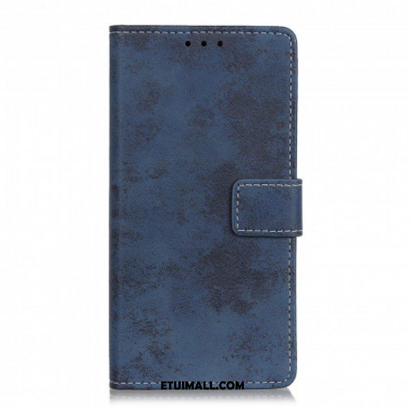 Etui Folio do Xiaomi Redmi Note 10 Pro Efekt Skóry Vintage