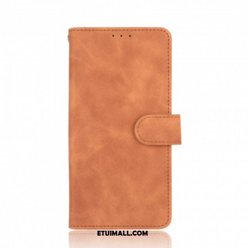 Etui Folio do Xiaomi Redmi Note 10 Pro Miękki W Dotyku Efekt Skóry