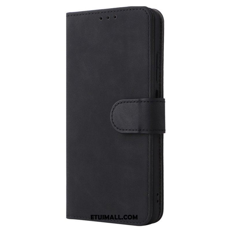 Etui Folio do Xiaomi Redmi Note 11 / 11S Dotyk Skóry Ze Smyczą