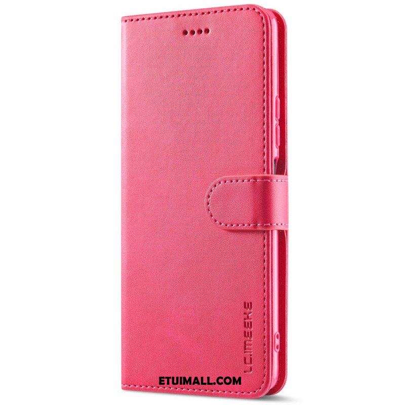 Etui Folio do Xiaomi Redmi Note 11 / 11S Lc.imeeke Efekt Skóry