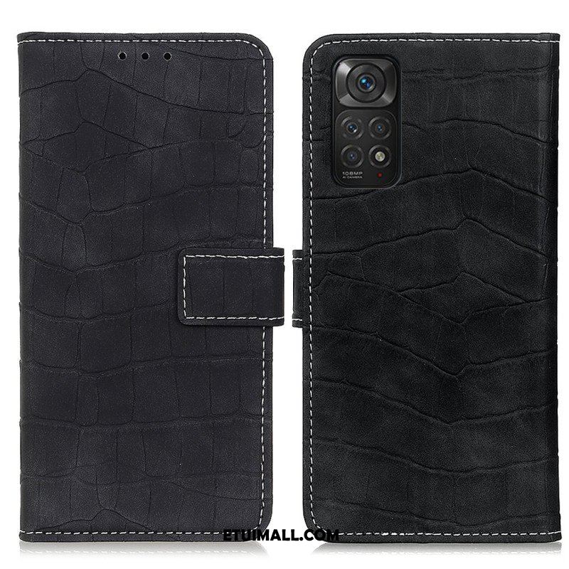 Etui Folio do Xiaomi Redmi Note 11 / 11S Moc Krokodyla