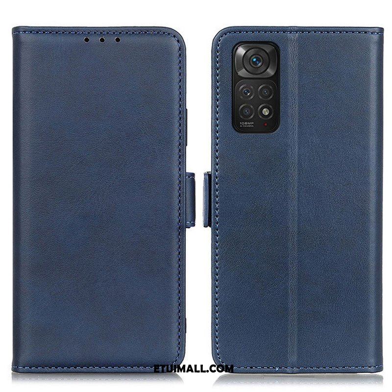 Etui Folio do Xiaomi Redmi Note 11 / 11S Skórzany Futerał Podwójna Klapa