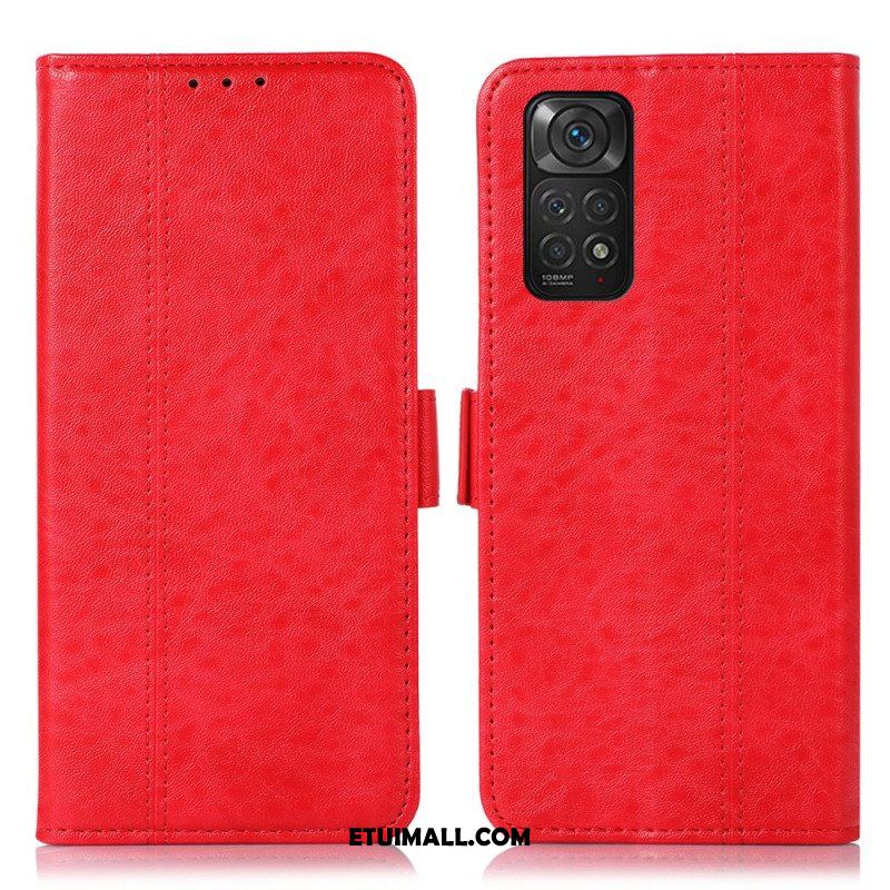 Etui Folio do Xiaomi Redmi Note 11 / 11S Subtelne Przeszycia