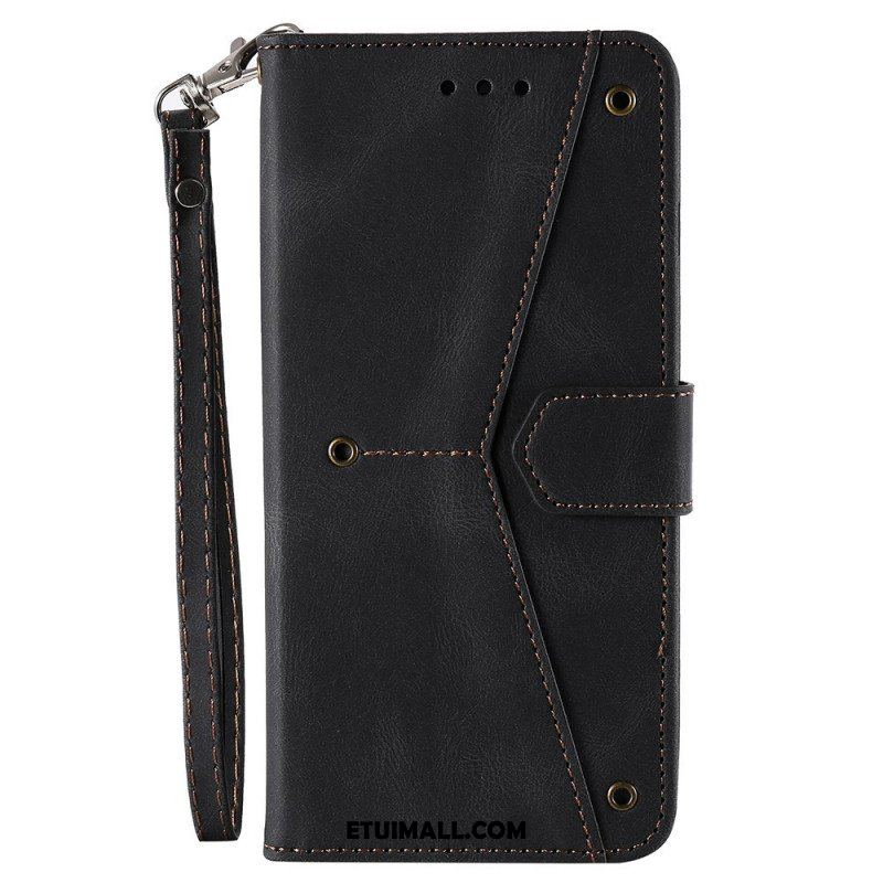 Etui Folio do Xiaomi Redmi Note 11 Pro Plus 5G Szwy W Dotyku