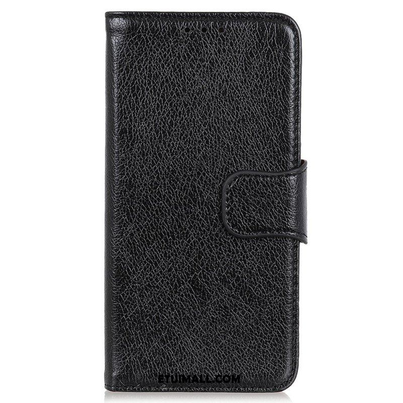 Etui Folio do Xiaomi Redmi Note 12 4G Dwoina Skóry Nappa