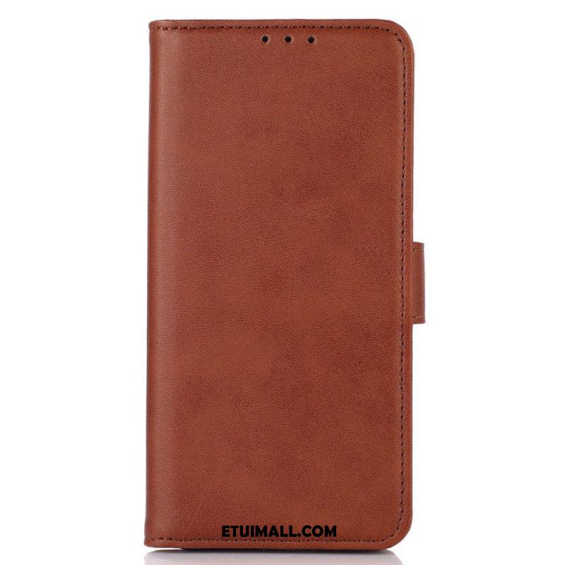 Etui Folio do Xiaomi Redmi Note 12 4G Efekt Skóry