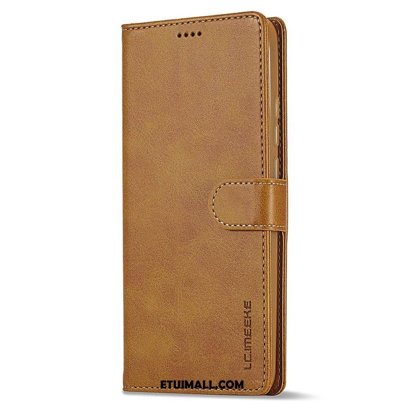 Etui Folio do Xiaomi Redmi Note 12 4G Efekt Skóry Lc.imeeke