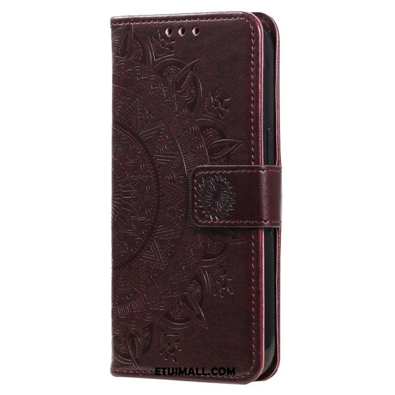 Etui Folio do Xiaomi Redmi Note 12 4G Mandala Sun Ze Smyczą