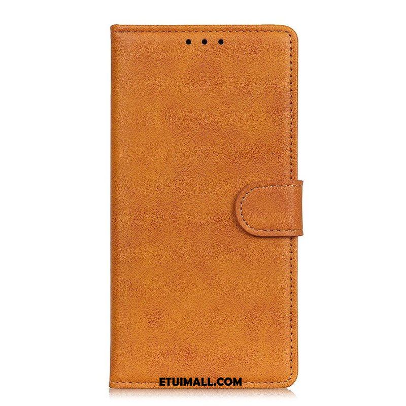 Etui Folio do Xiaomi Redmi Note 12 4G Matowa Sztuczna Skóra