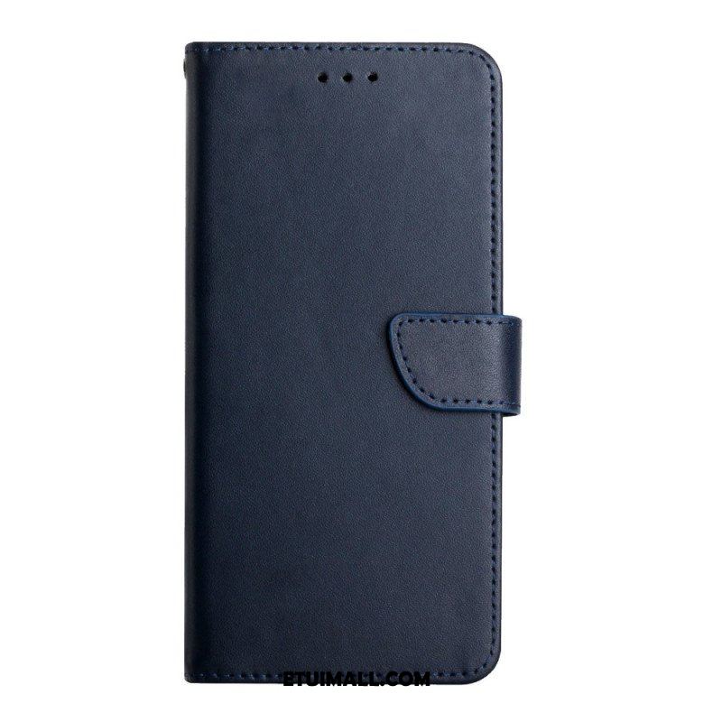 Etui Folio do Xiaomi Redmi Note 12 4G Prawdziwa Skóra Nappa