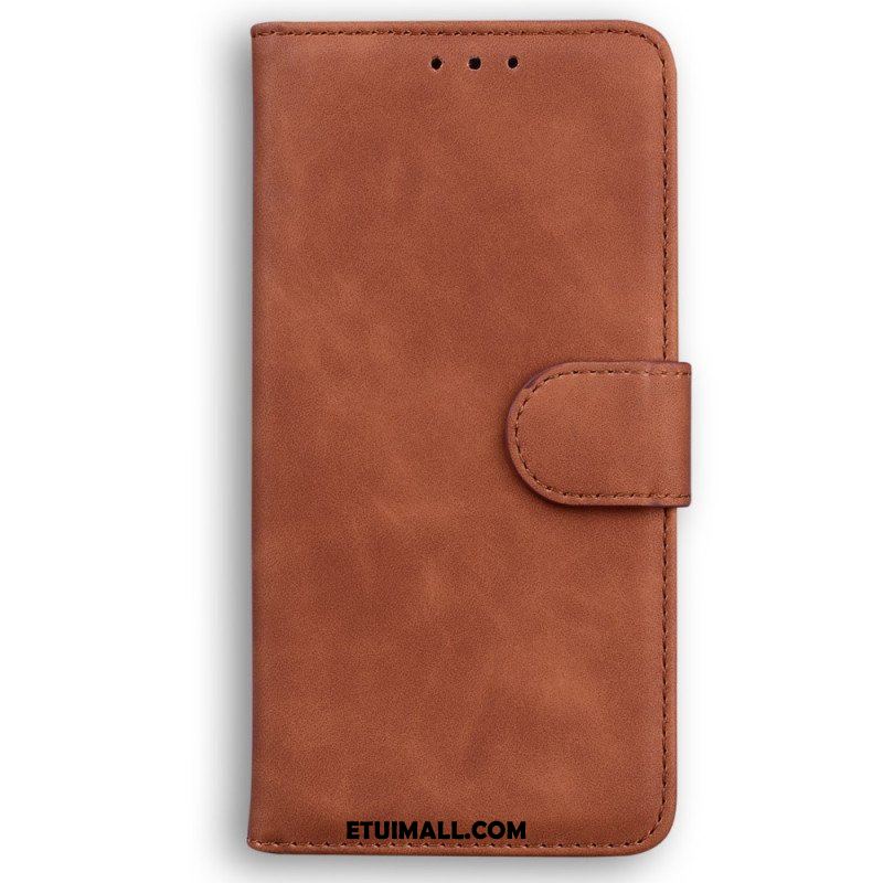 Etui Folio do Xiaomi Redmi Note 12 4G Zwykły Ze Sztucznej Skóry