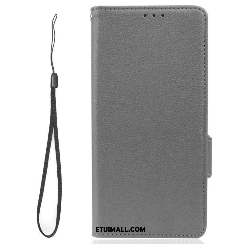 Etui Folio do Xiaomi Redmi Note 12 5G Bardzo Delikatny Styl Liczi