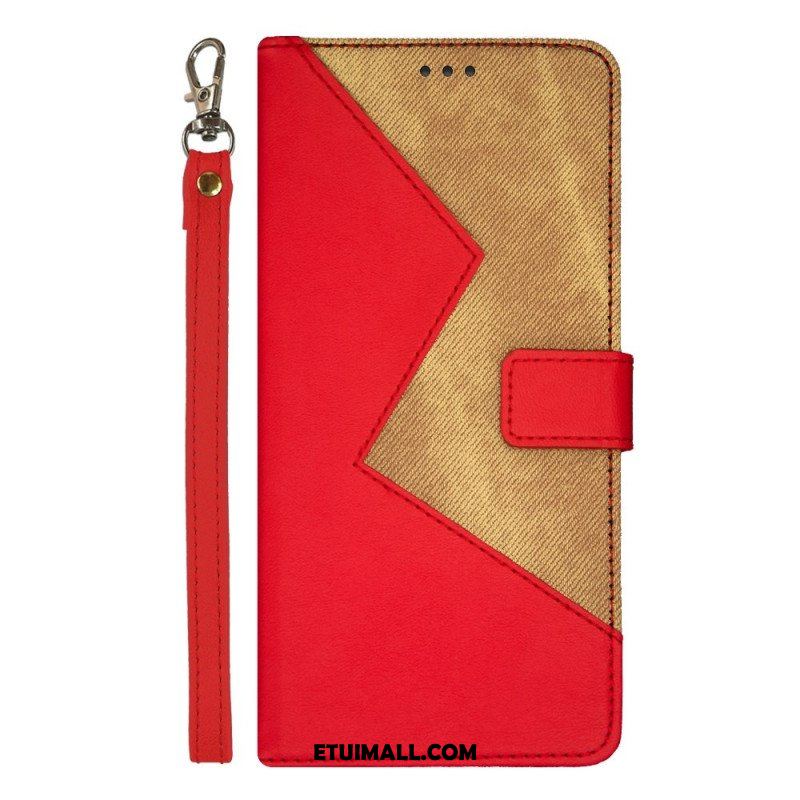 Etui Folio do Xiaomi Redmi Note 12 5G Dwukolorowy Idewei