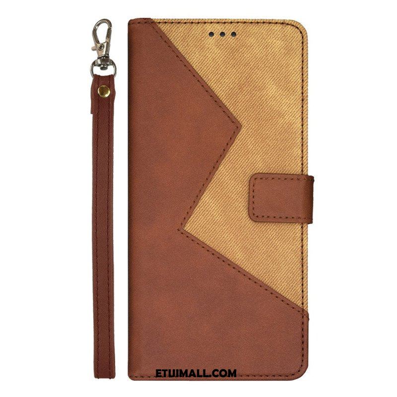 Etui Folio do Xiaomi Redmi Note 12 5G Dwukolorowy Idewei