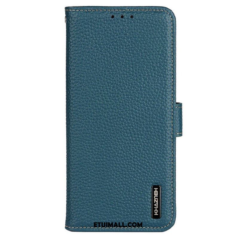 Etui Folio do Xiaomi Redmi Note 12 5G Khazneh Skóra Liczi