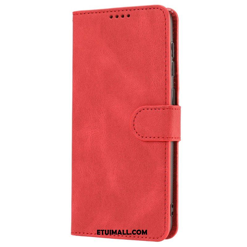 Etui Folio do Xiaomi Redmi Note 12 5G z Łańcuch Paski W Stylu Retro