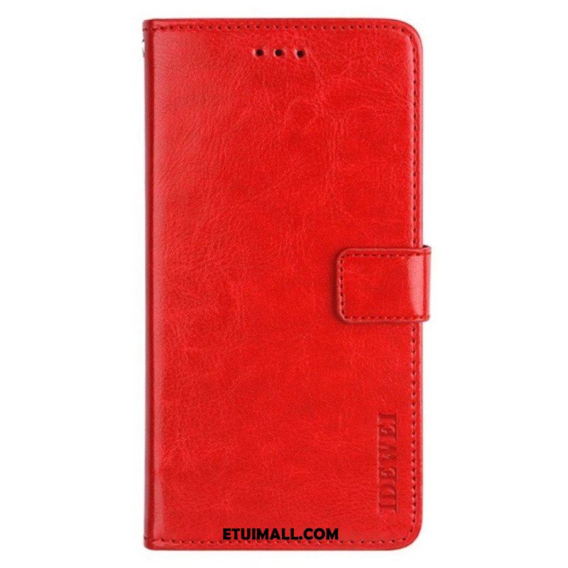 Etui Folio do Xiaomi Redmi Note 12 Pro Imitacja Skóry Idewei