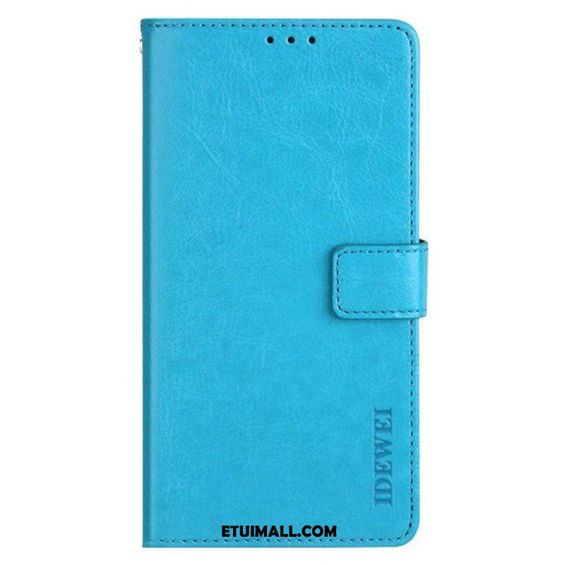 Etui Folio do Xiaomi Redmi Note 12 Pro Imitacja Skóry Idewei