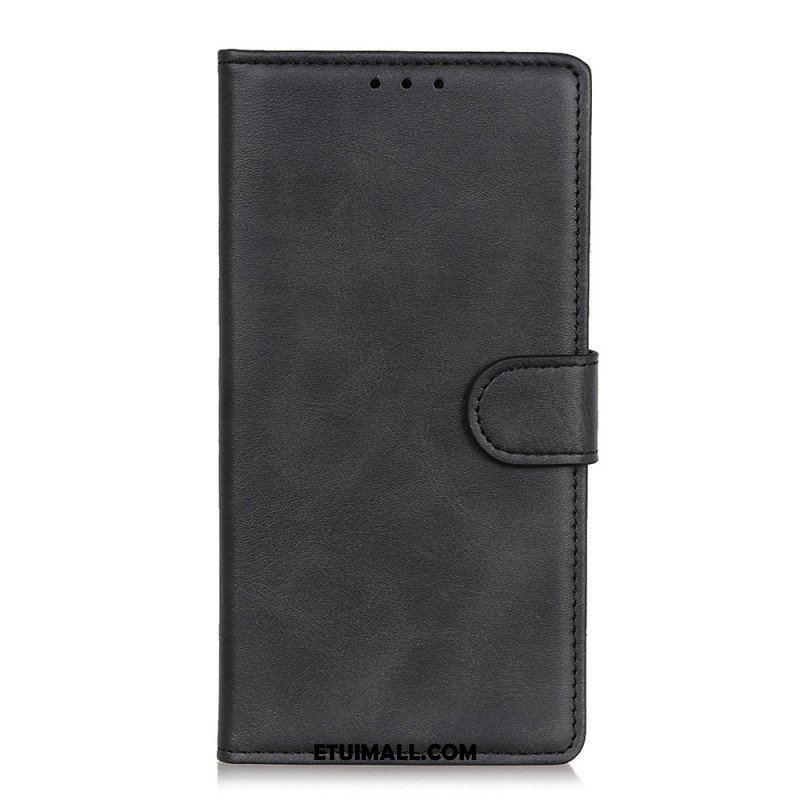 Etui Folio do Xiaomi Redmi Note 12 Pro Plus Matowa Sztuczna Skóra