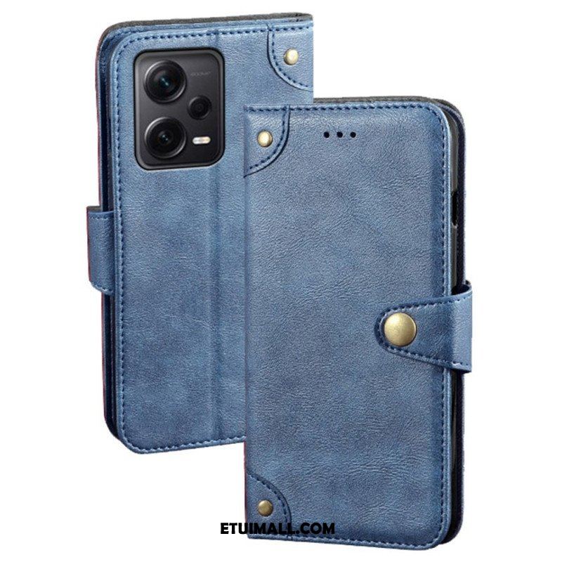 Etui Folio do Xiaomi Redmi Note 12 Pro Plus Przycisk Magnetyczny