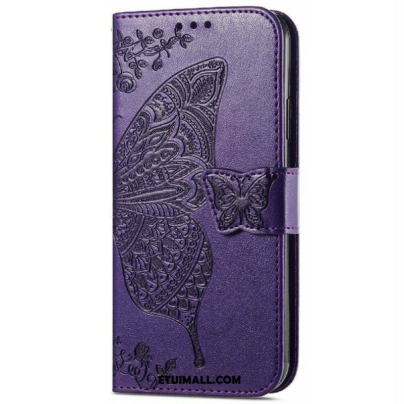 Etui Folio do iPhone 13 Mini Pół Motyle