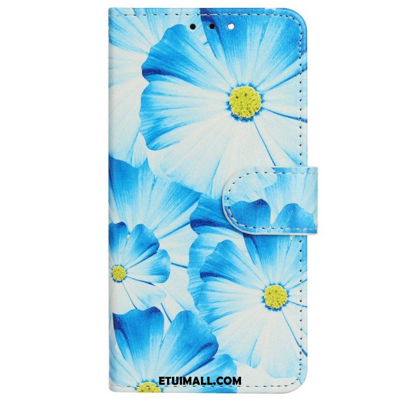 Etui Folio do iPhone 14 Kwiaty