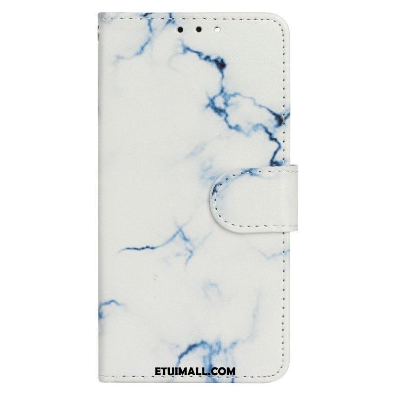 Etui Folio do iPhone 14 Marmur