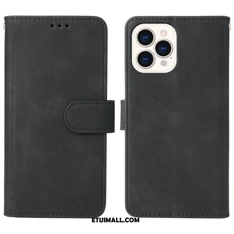 Etui Folio do iPhone 14 Plus Dotyk Skóry