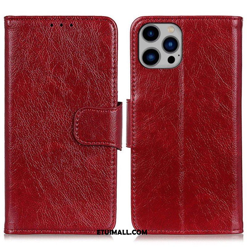 Etui Folio do iPhone 14 Plus Dwoina Skóry Nappa