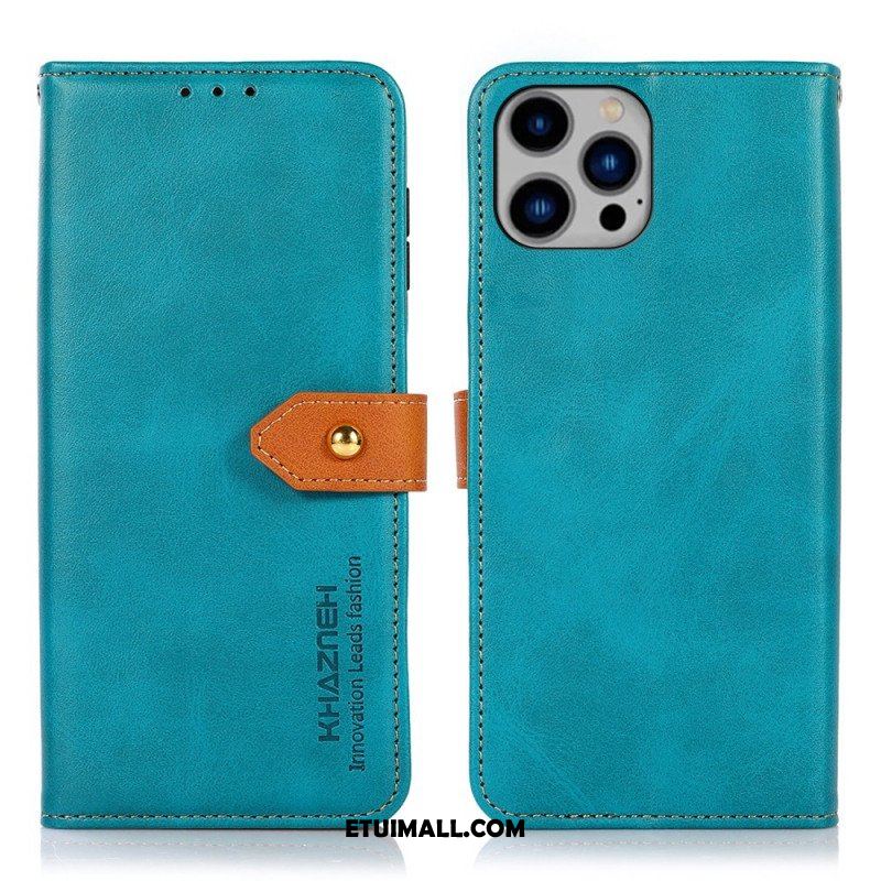 Etui Folio do iPhone 14 Plus Z Paskiem Khazneh