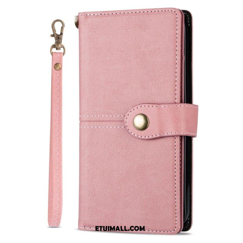 Etui Folio do iPhone 14 Pro Wielofunkcyjny W Stylu Vintage