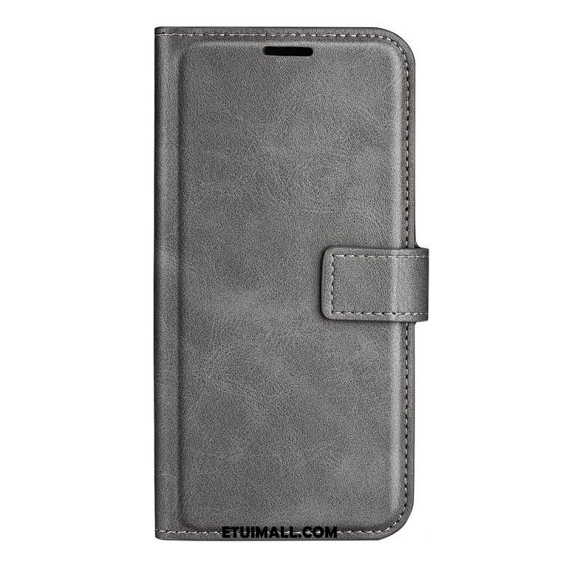 Etui Folio do iPhone 14 Rzemienna Tekstura